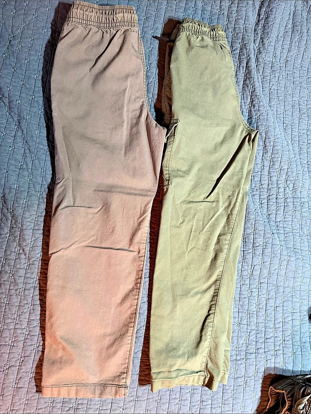 Old Navy Tech Taper Quick Dry Pants Quick Dry Cargo Pants Brown & Green Medium